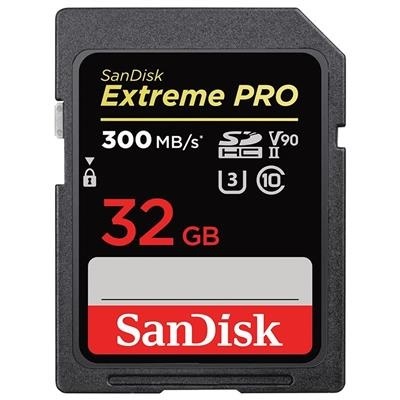 SanDisk Extreme PRO SDHC and SDXC UHS-II cards 32GB - 64GB -128GB