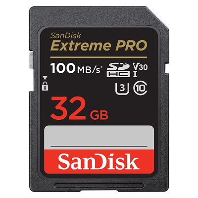 SanDisk Extreme PRO SDHC And SDXC UHS-I Card 32GB - 64GB - 128GB - 256GB