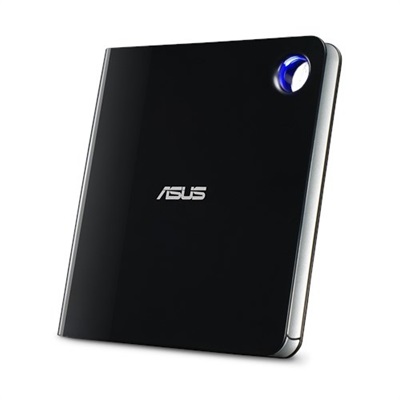 ASUS SBW-06D5H-U - Ultra-slim Portable USB 3.2 Gen 1x1 Blu-ray burner with M-DISC support for lifetime data backup, compatible with USB Type-C and Type-A for both DVD Windows and Mac OS.