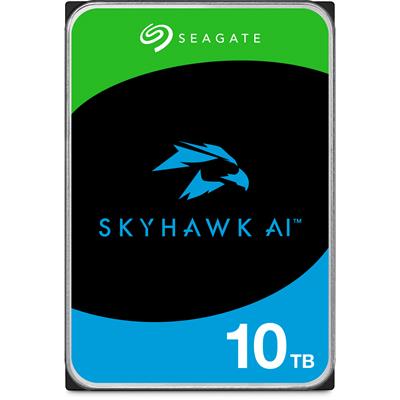 Seagate Skyhawk AI 10 TB Video Internal Hard Drive HDD 3.5 Inch SATA 6 Gb/s 256 MB Cache for DVR NVR Security Camera System  ST10000VE001