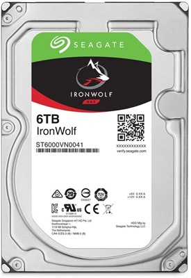 SEAGATE 6TB of Capacity,NAS-Optimised Performance (7200 RPM 256 MB CACHE) ST6000VN001