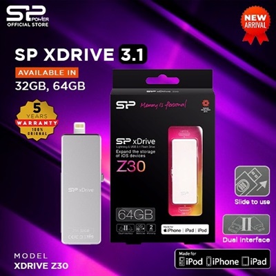 SILICON POWER Z30 IPHONE OTG 3.1 USB 64GB