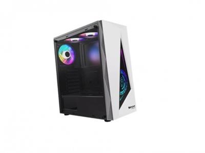 Boost Jaguar PC Case with Pre Installed 3 RGB Fans (White)