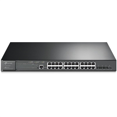 TP-Link TL-SG3428XMP JetStream 24-Port Gigabit and 4-Port with 24-Port PoE+ AND 10GE SFP+ L2+ Managed Switch 