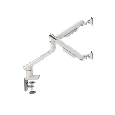 Twisted Minds TM-49-C012 Dual Monitors Spring-Assisted Monitor Arms Premium Slim Aluminum White - Grey