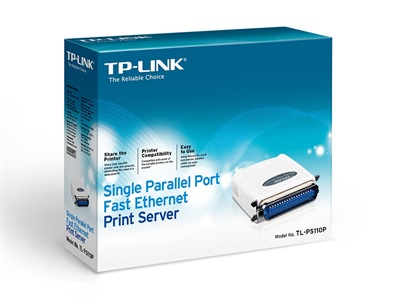 TP-LINK TL-PS110P Single Parallel Port Fast Ethernet Print Server