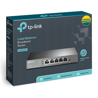 TP-LINK TL-R470T+ Desktop Load Balance Broadband Router