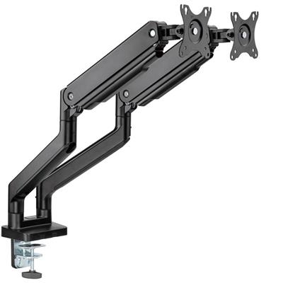 Twisted Minds TM-60-C012 Dual Monitor Heavy-Duty Monitor Arm With USB - Black