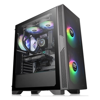 Thermaltake Versa T25 TG - Tempered Glass Mid-Tower Chassis