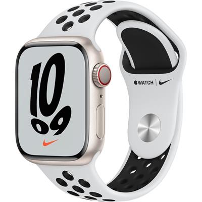 Apple Watch Series 7 Aluminum Nike with Case Starlight Sport Band GPS-45mm