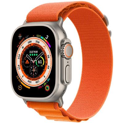 Apple Watch Ultra Orange - Starlight - Green Alpine Titanium Case Loop-49mm
