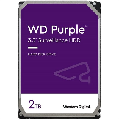 WD 2TB Purple SATA 3.5" Hard Drive 256MB Surveillance WD22PURZ 