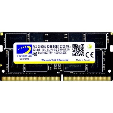 TWINMOS DDR4 8GB 3200MHz NOTEBOOK RAM