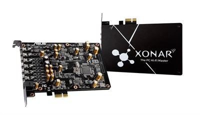 ASUS XONAR AE 7.1 110dB SNR PCIe Gaming Sound Card with 150ohm Headphone AMP