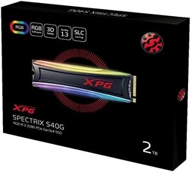 XPG 2TB S40G M.2 2280 NVMe RGB SSD Single Cut