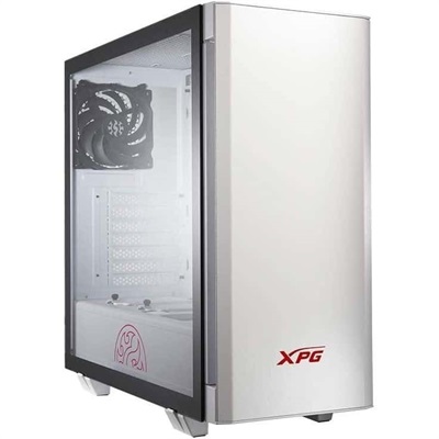 XPG Invader Mid-Tower Brushed Aluminum PC Case White
