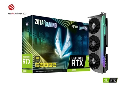ZOTAC GAMING GeForce RTX 3080 AMP Holo Graphics Card [LHR]