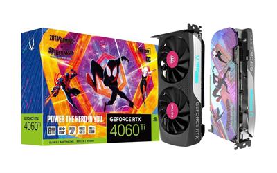 ZOTAC GAMING GeForce RTX 4060 Ti 8GB Twin Edge OC Graphics Card SPIDER-MAN™: Across the Spider-Verse Bundle