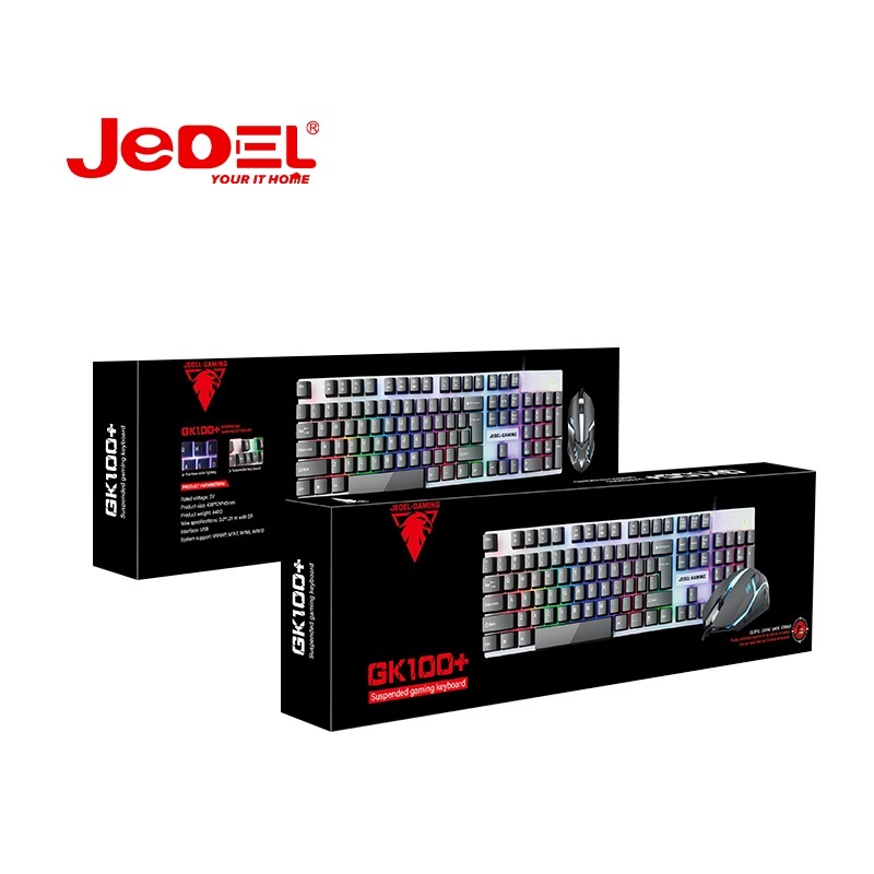 JEDEL GK100 Wired KEYBOARD & MOUSE COMBO GAMING BACKLIGHT