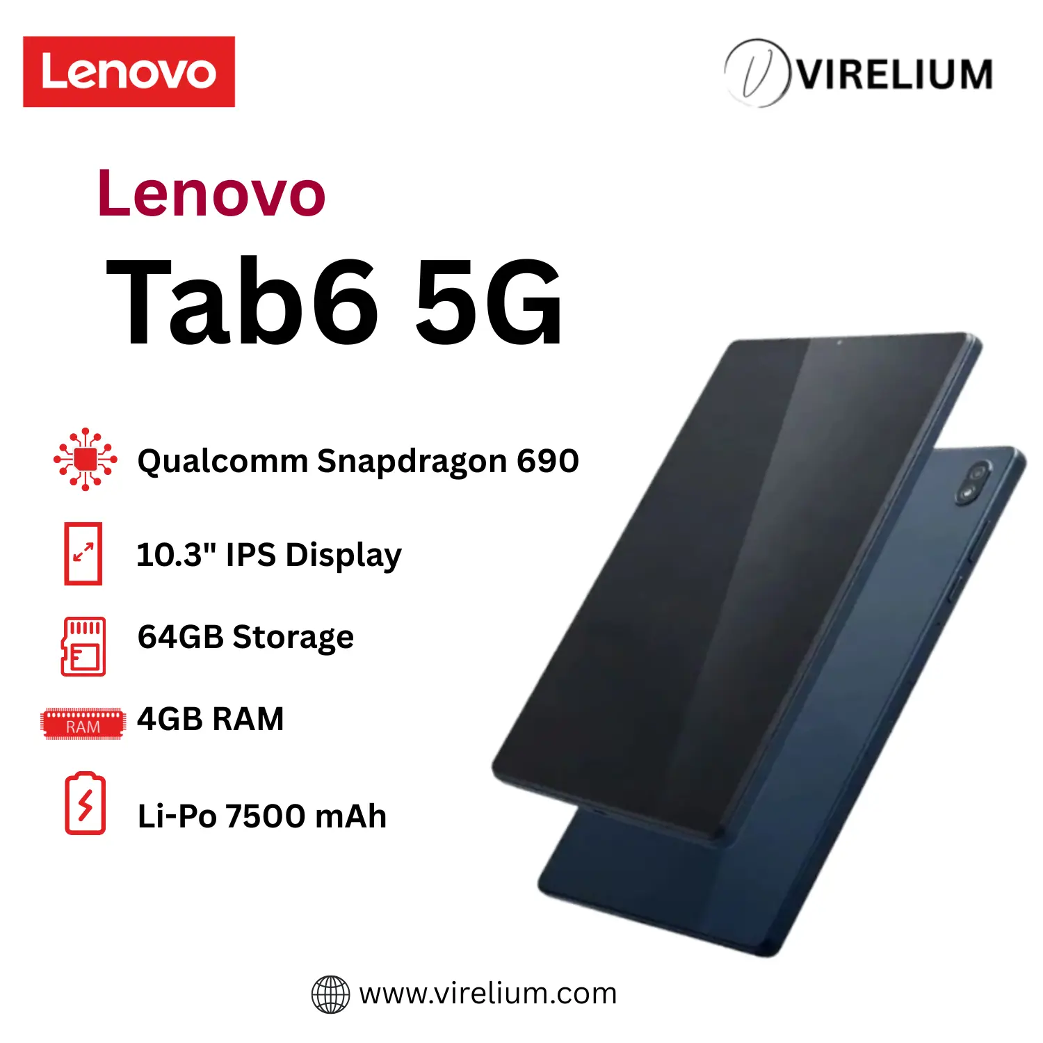 Lenovo Tab6 5G | 10.3