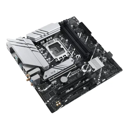ASUS Prime B760M-A WIFI Motherboard – LGA 1700, Intel B760 Chipset, DDR5, PCIe 4.0, Wi-Fi 6, Micro-ATX