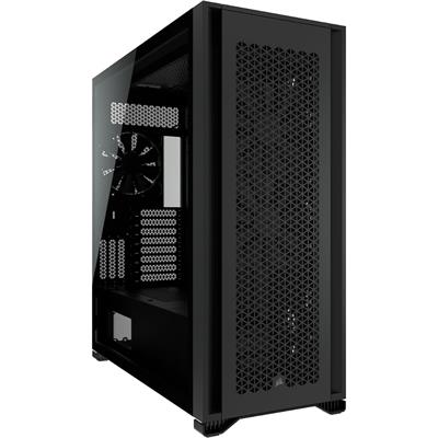 CORSAIR 7000D AIRFLOW Full-Tower ATX PC Case – High-Airflow Front Panel – Spacious Interior – Easy Cable Management – 3x 140mm AirGuide Fans with PWM Repeater Included – Black