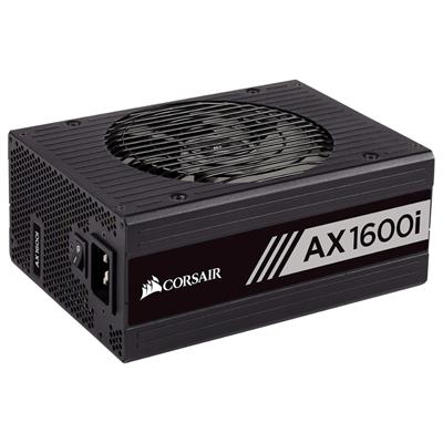 Corsair AXi Series, AX1600i, 1600 Watt, 80+ Titanium Certified, Fully Modular - Digital Power Supply 