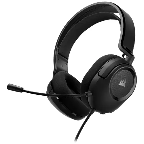 Corsair HS35 v2 Multiplatform Wired Gaming Headset – Flexible Omni-Directional Microphone – Universal 3.5mm Connection – PC, Mac, PS5, PS4, Xbox, Nintendo Switch, Mobile – Carbon
