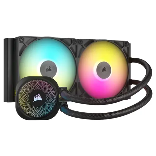 Corsair iCUE LINK TITAN 280 RX RGB Liquid CPU Cooler (Black) | 280mm AIO, Elite Performance, iCUE LINK Hub Included