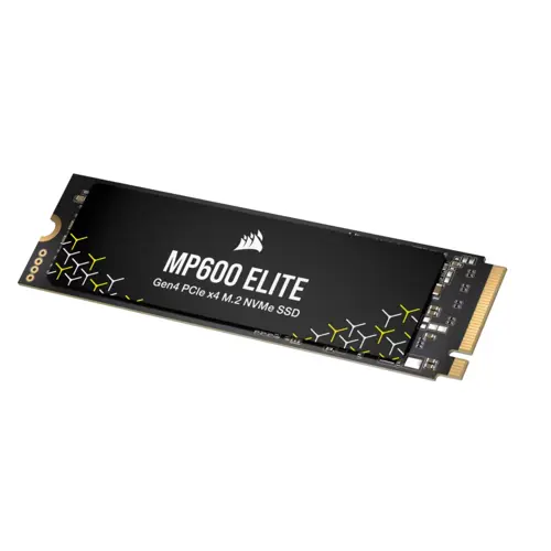 Corsair MP600 Elite 1TB, 2TB M.2 PCIe Gen4 x4 NVMe SSD – M.2 2280 – Up to 7,000MB/sec Sequential Read – High-Density 3D TLC NAND – Black