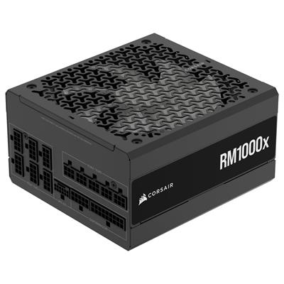CORSAIR RM1000x Fully Modular Low-Noise ATX Power Supply – ATX 3.1 Compliant – PCIe 5.1 Support – Cybenetics Gold Efficiency – Native 12V-2x6 Connector – Black