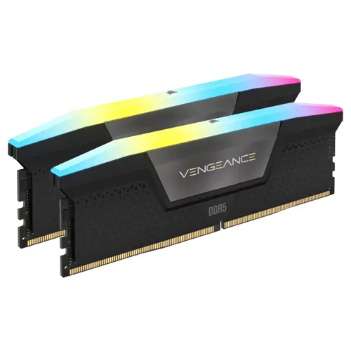 Corsair Vengeance RGB 32GB (2x16GB) DDR5 5200MHz CL40 Desktop RAM Kit | Dynamic RGB Lighting, AMD EXPO & Intel XMP 3.0 Compatible