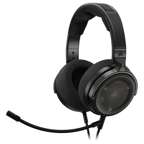 Corsair Virtuoso PRO Open Back Multiplatform Wired Gaming Headset – Detachable Uni-Directional Microphone – Graphene Drivers – 20Hz-40 kHz – PC, Mac, PS5, PS4, Xbox, Nintendo Switch, Mobile – Carbon