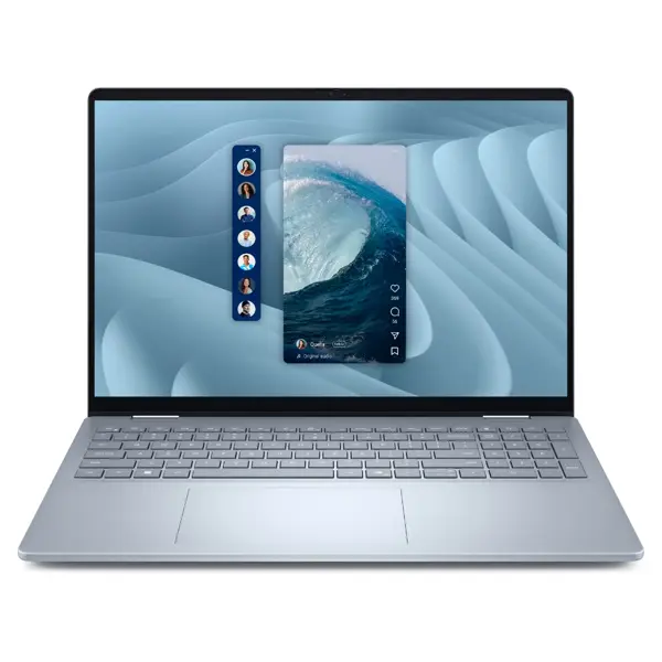 DELL 16 Plus 2-in-1 Laptop | 16.0-Inch WUXGA FHD+ Touchscreen, Intel Core Ultra 7 256V, 16GB LPDDR5X RAM, 1TB PCIe NVMe SSD, Intel Arc Graphics, 360-degree Hinge, Ice Blue