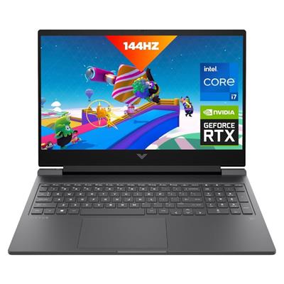 HP Victus 16 R0328TX Gaming Laptop, Intel i7 13700HX, 16GB RAM, 512GB SSD, RTX 4060 8GB VRAM Graphic Card, 16 inch FHD, 144hz Display, Backlit Keyboard, Mica Silver 