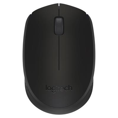 Logitech M171 Wireless Mouse for PC, Mac, Laptop, 2.4 GHz with USB Mini Receiver, Optical Tracking, 12-Months Battery Life, Ambidextrous - Black, Red, Blue