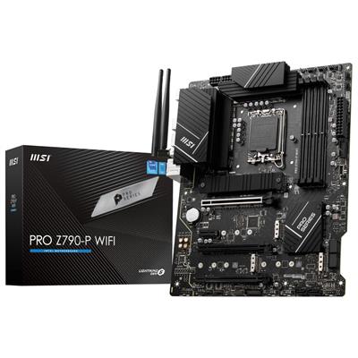 MSI PRO Z790-P WIFI ATX Motherboard for Intel 12th/13th/14th Gen CPUs with DDR5, PCIe 5.0, Wi-Fi 6E & 2.5G LAN