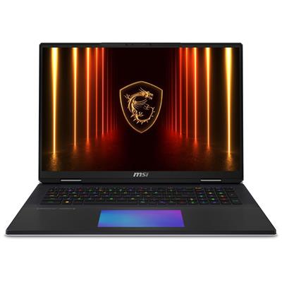 MSI Titan 18 HX, Intel Ultra 9 285HX, 64GB RAM, 4TB SSD, 18 inch 4K Anti Glare, IPS 120hz Display, RTX 5090 24GB GDDR7 Graphic Card, Windows 11 Pro - Core Black Gaming Laptop