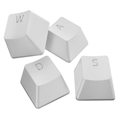 Razer Doubleshot PBT Keycap Upgrade Set for Mechanical & Optical Keyboards: Compatible with Standard 104/105 US and UK layouts - Mercury White