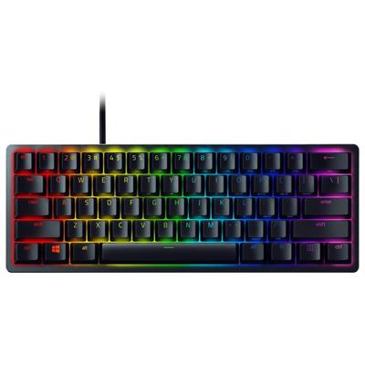 Razer Huntsman Mini 60% Gaming Keyboard: Fast Keyboard Switches - Clicky Optical Switches - Chroma RGB Lighting - PBT Keycaps - Onboard Memory Snap Tap - Black