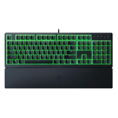 Razer Ornata V3 X Gaming Keyboard: Low-Profile Keys - Silent Membrane Switches - UV-Coated Keycaps - Spill Resistant - Chroma RGB Lighting - Ergonomic Wrist Rest - Classic Black
