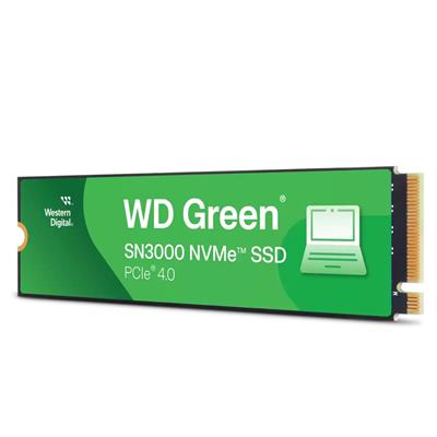 Western Digital WD Green SN3000 NVMe Internal SSD - Solid State Drive - Gen4 PCIe, M.2 2280, Up to 5,000 MB/s - 500GB , 1TB