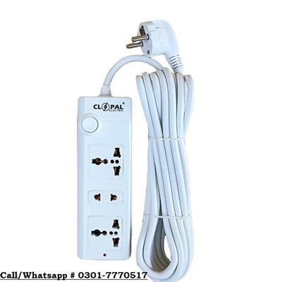 Clopal Extension Lead with Heavy Duty Copper Cablel