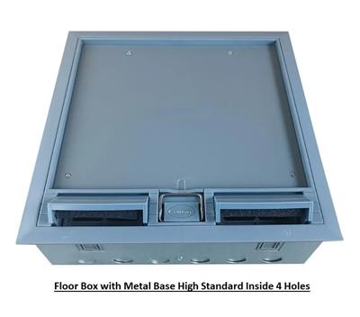 Floor Box with Metal Base