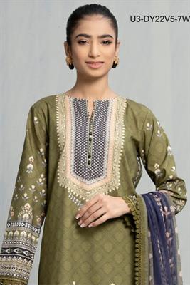 Sapphire Printed 3Pcs