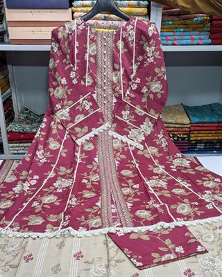 Lawn Frock 3Pcs
