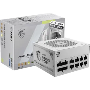 MSI MAG A850GL PCIE5 White PSU | 850W Gold | Price in Pakistan