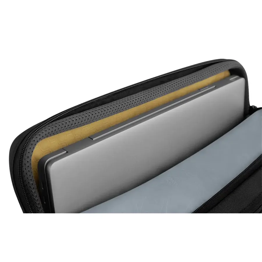 Lenovo T210 15.6-Inch Laptop Casual Toploader, Polyester Fabric, Quick Access Pocket, Padded Interior, Adjustable Shoulder Strap, Grey