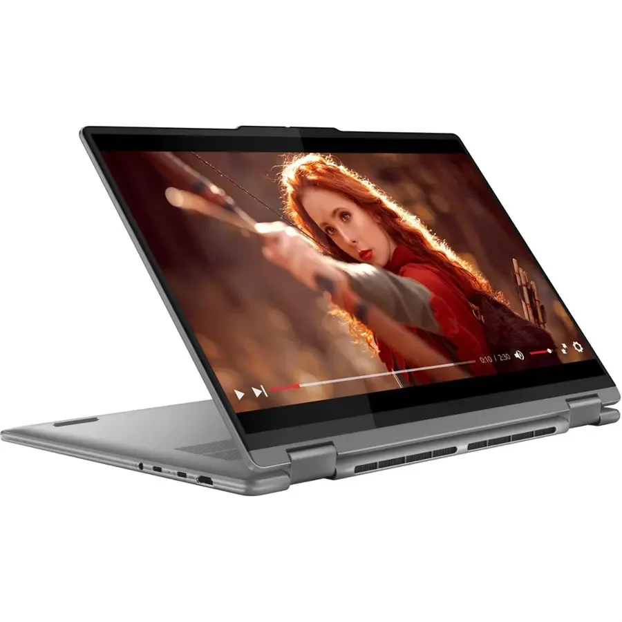 Lenovo Yoga 7 2-in-1 16IML9 Laptop - Intel® Core™ Ultra 7 155U 16GB LPDDR5x 1TB SSD Backlit KB Windows 11 Fingerprint Reader 16" WUXGA Touchscreen Display - 83DL0002US - Storm Grey