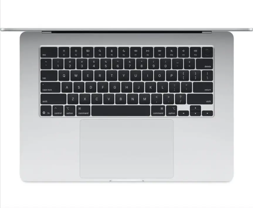 Apple 15 Inch MacBook Air MC6J4 M4 Chip, 24GB RAM, 512GB SSD, Liquid Retina Display, 12MP Camera, Backlit Keyboard, Touch ID, Silver